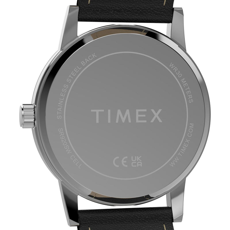 Timex Round 38mm Black Dial Analog Men Watch - TW2Y67400UJ Watch Timex