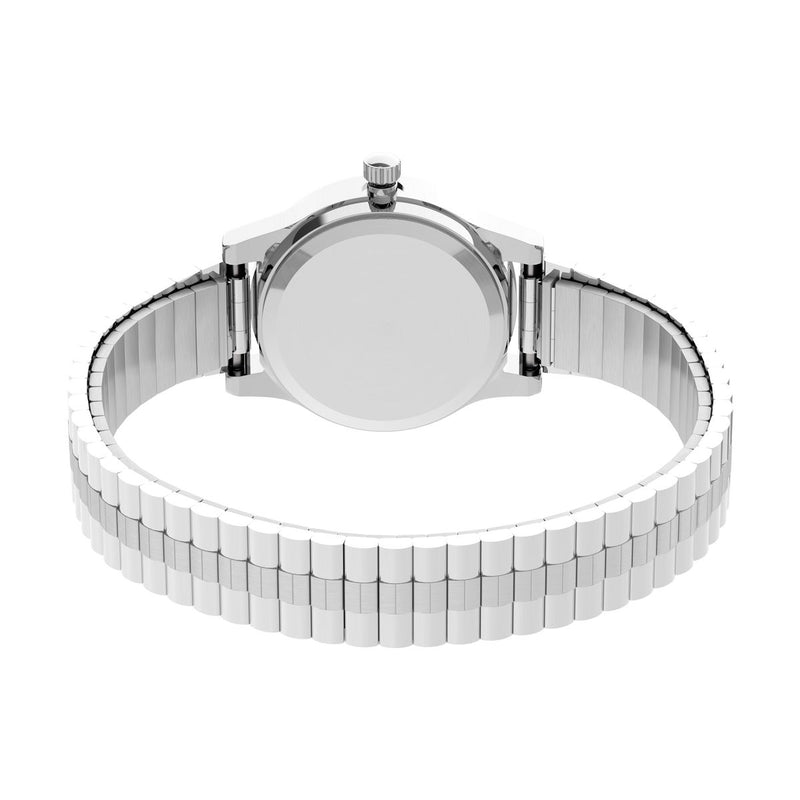 Timex Round 25mm White Dial Analog Women Watch - T2M826UJ Watch Timex