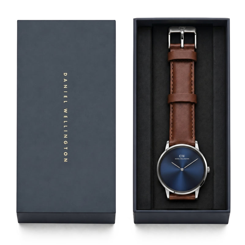 Daniel Wellington Round 42mm Blue Dial Analog Men Watch - DW0DG1000 Watch Daniel Wellington