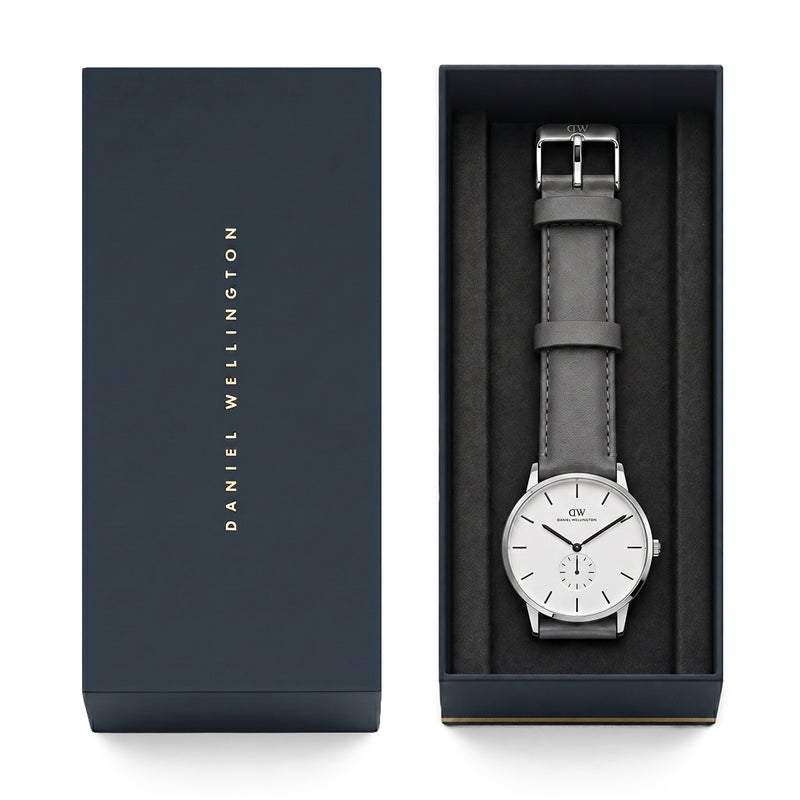 Daniel Wellington Round 42mm Silver Dial Analog Men Watch - DW0DG1200 Watch Daniel Wellington