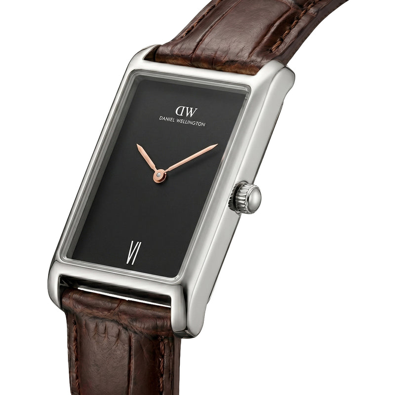 Daniel Wellington Rectangle 28mm Black Dial Analog Men Watch - DW0DG1400 Watch Daniel Wellington