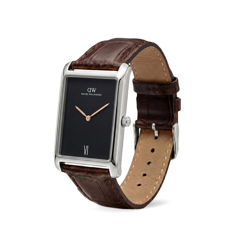 Daniel Wellington Rectangle 28mm Black Dial Analog Men Watch - DW0DG1400 Watch Daniel Wellington