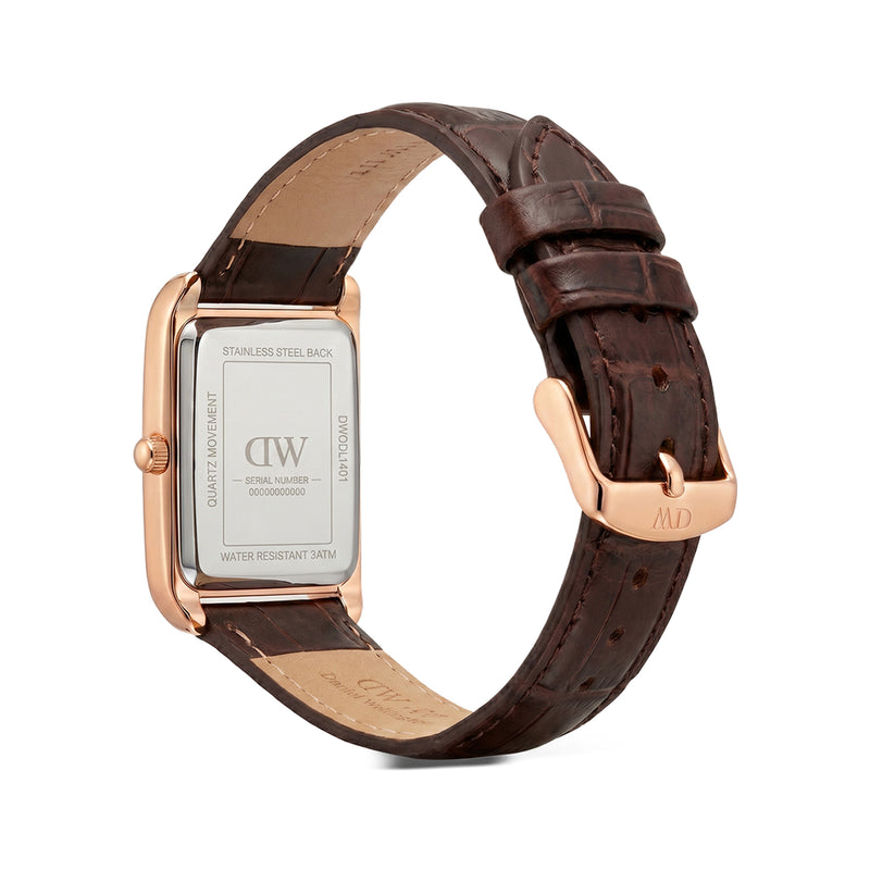 Daniel Wellington Rectangle 28mm White Dial Analog Men Watch - DW0DG1401 Watch Daniel Wellington