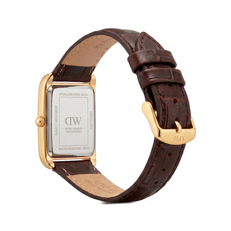 Daniel Wellington Rectangle 28mm White Dial Analog Men Watch - DW0DG1402 Watch Daniel Wellington