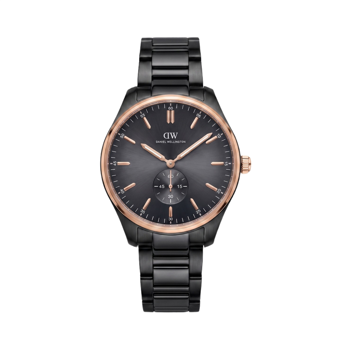 Daniel Wellington Round 42mm Black Dial Analog Men Watch - DW0DG1601