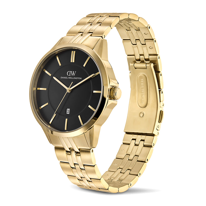 Daniel Wellington Round 42mm Black Dial Analog Men Watch - DW0DG1701 Watch Daniel Wellington