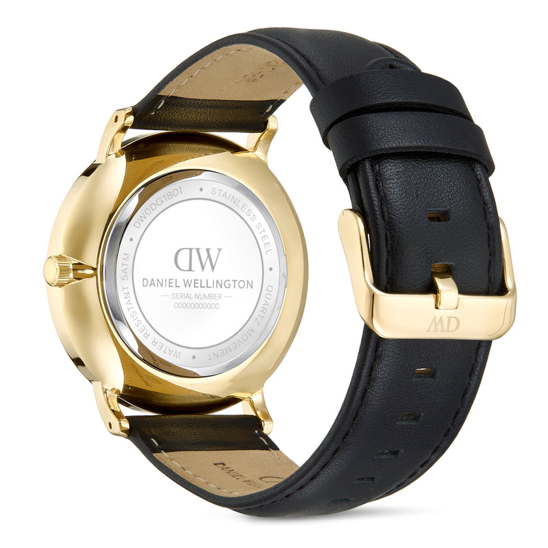 Daniel Wellington Round 42mm Black Dial Analog Men Watch - DW0DG1801 Watch Daniel Wellington