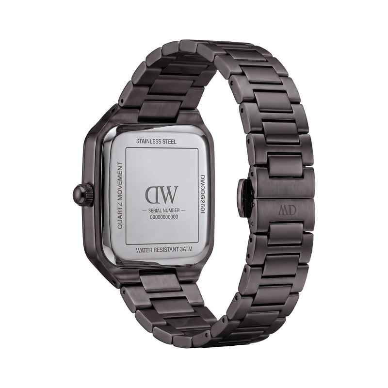 Daniel Wellington Square 34mm Grey Dial Analog Men Watch - DW0DG2601 Watch Daniel Wellington