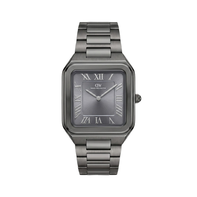 Daniel Wellington Square 34mm Grey Dial Analog Men Watch - DW0DG2601 Watch Daniel Wellington