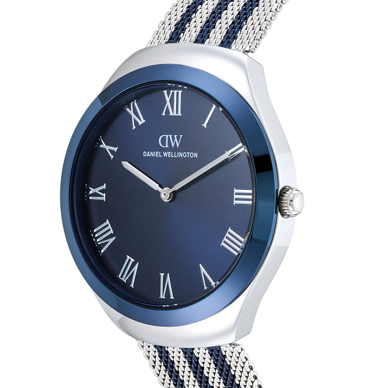 Daniel Wellington Round 41mm Blue Dial Analog Men Watch - DW0DG2701 Watch Daniel Wellington