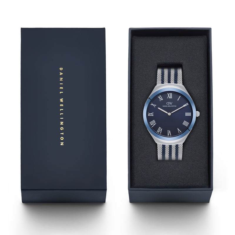 Daniel Wellington Round 41mm Blue Dial Analog Men Watch - DW0DG2701 Watch Daniel Wellington