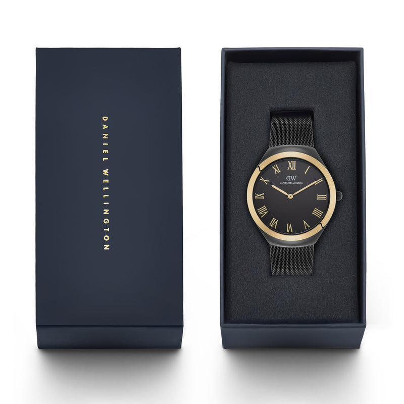 Daniel Wellington Round 41mm Black Dial Analog Men Watch - DW0DG2702 Watch Daniel Wellington