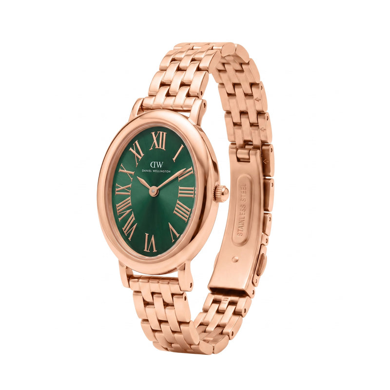 Daniel Wellington Oval 23mm Green Dial Analog Women Watch - DW0DL0601 Watch Daniel Wellington