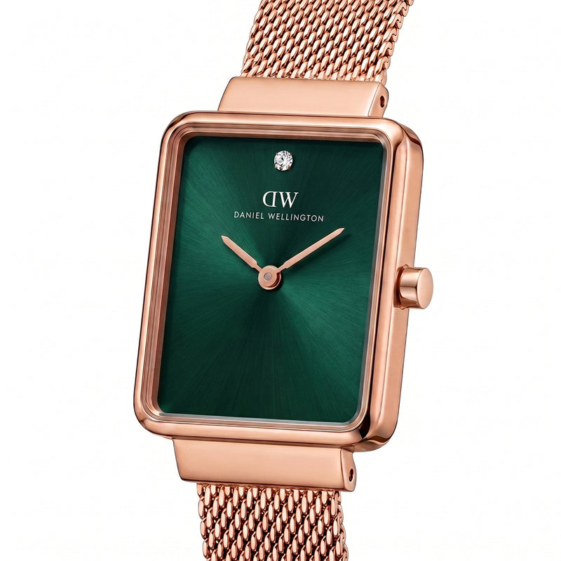 Daniel Wellington Rectangle 22mm Green Dial Analog Women Watch - DW0DL1002 Watch Daniel Wellington