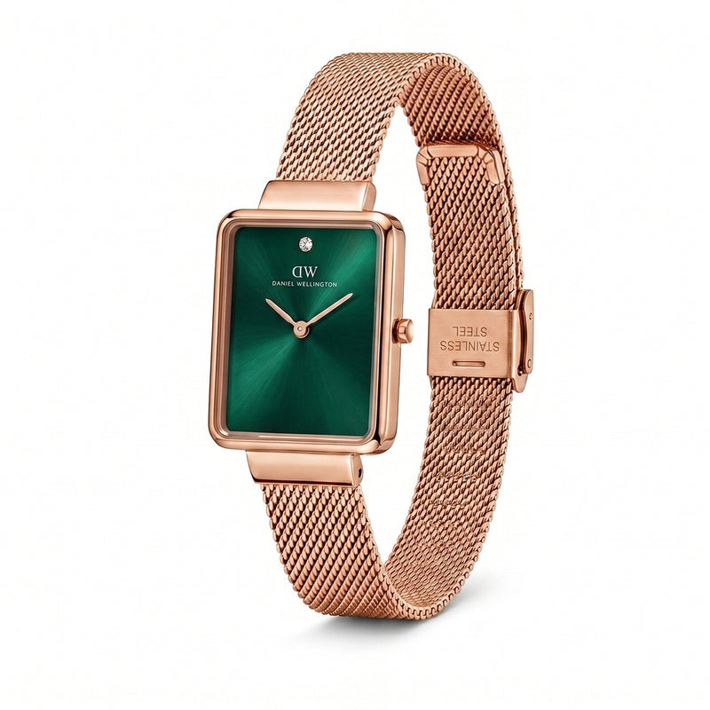 Daniel Wellington Rectangle 22mm Green Dial Analog Women Watch - DW0DL1002 Watch Daniel Wellington