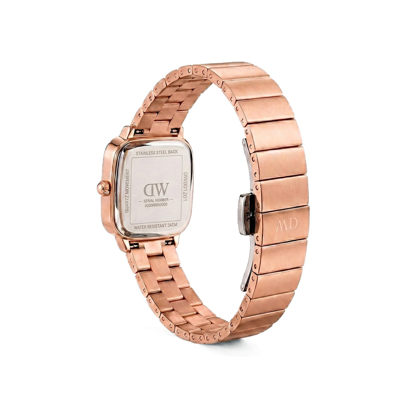 Daniel Wellington Square 25mm Gold-Tone Dial Analog Women Watch - DW0DL1201 Watch Daniel Wellington