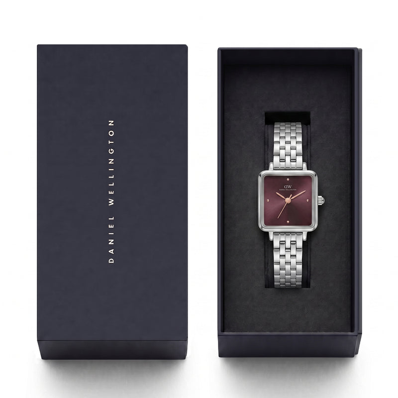 Daniel Wellington Square 23mm Brown Dial Analog Women Watch - DW0DL1600 Watch Daniel Wellington