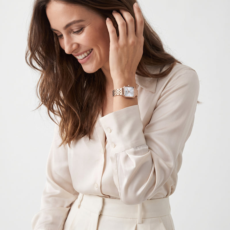 Daniel Wellington Square 23mm Silver Dial Analog Women Watch - DW0DL1601 Watch Daniel Wellington