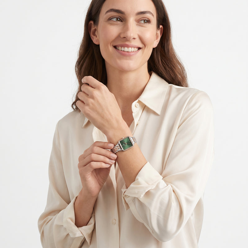 Daniel Wellington Square 23mm Green Dial Analog Women Watch - DW0DL1602 Watch Daniel Wellington