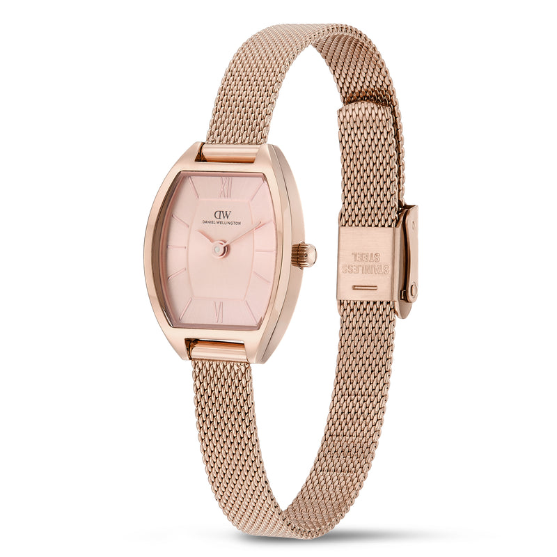 Daniel Wellington Tonneau 20mm Rose Gold-Tone Dial Analog Women Watch - DW0DL2001 Watch Daniel Wellington