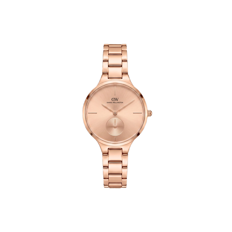 Daniel Wellington Round 32mm Rose Gold-Tone Dial Analog Women Watch - DW0DL2302 Watch Daniel Wellington