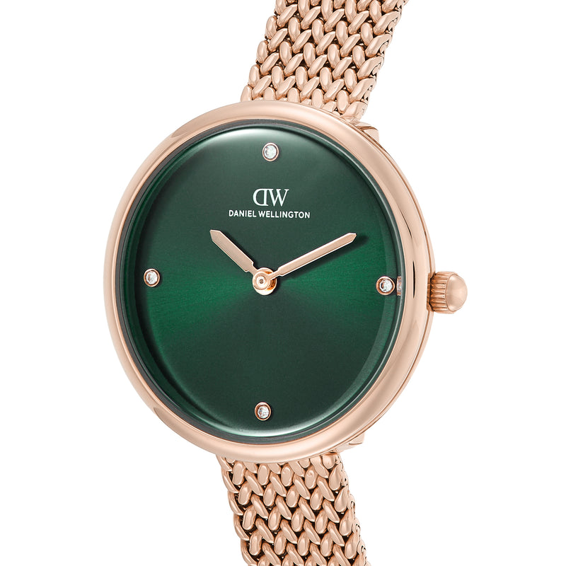Daniel Wellington Round 30mm Green Dial Analog Women Watch - DW0DL2701 Watch Daniel Wellington