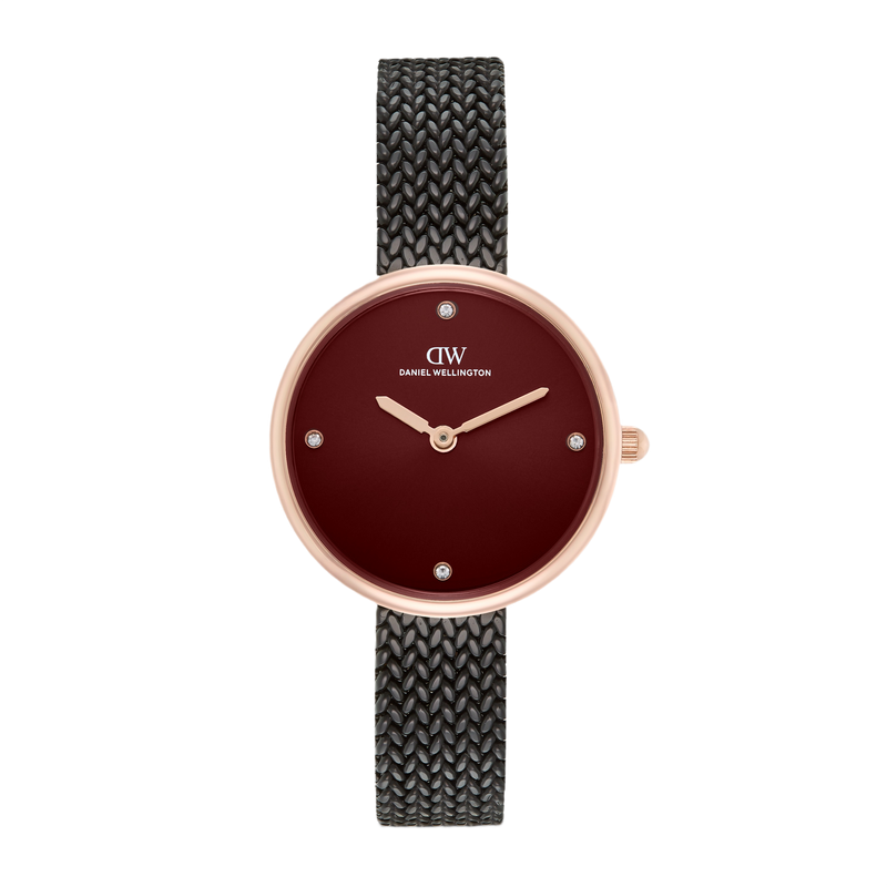 Daniel Wellington Round 30mm Burgundy Dial Analog Women Watch - DW0DL2702 Watch Daniel Wellington