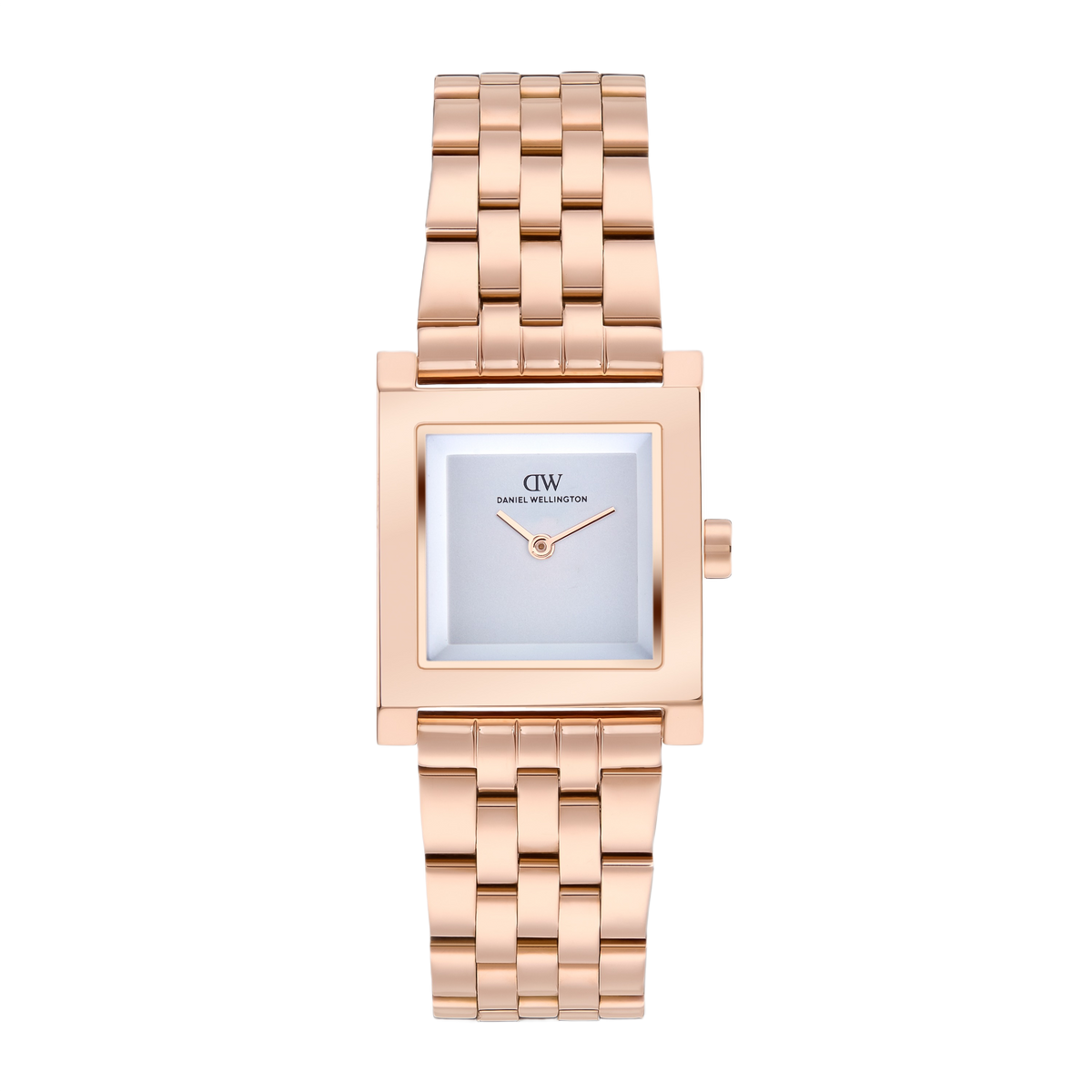 Daniel Wellington Square 24mm Silver Dial Analog Women Watch - DW0DL2801