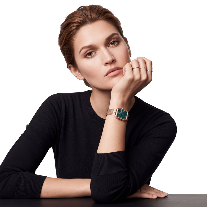 Daniel Wellington Square 24mm Green Dial Analog Women Watch - DW0DL2901 Watch Daniel Wellington