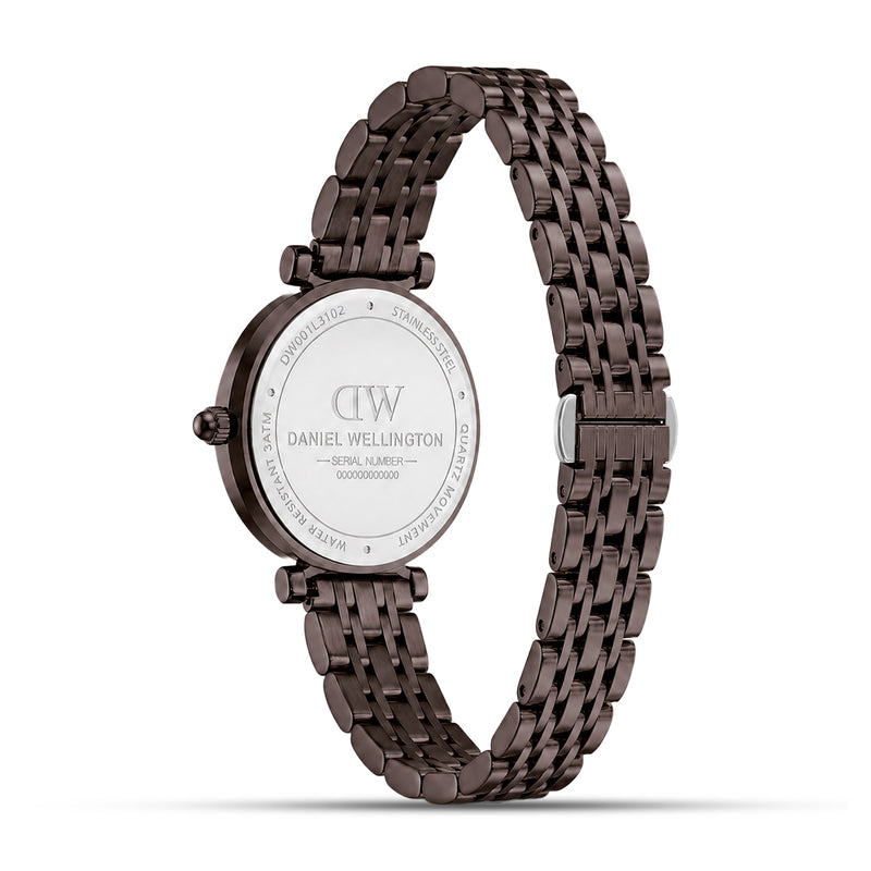 Daniel Wellington Round 30mm Brown Dial Analog Women Watch - DW0DL3102