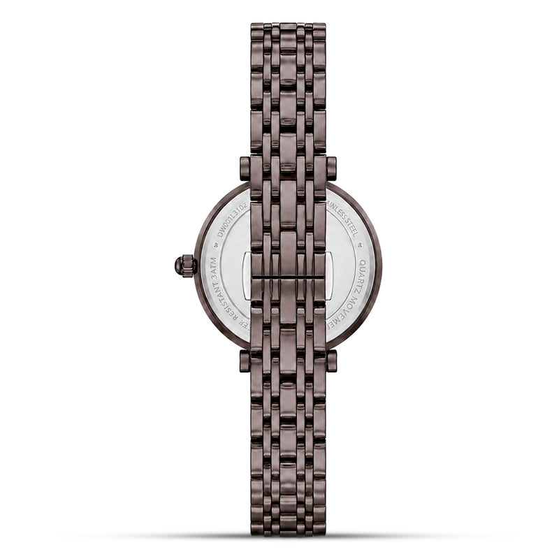 Daniel Wellington Round 30mm Brown Dial Analog Women Watch - DW0DL3102
