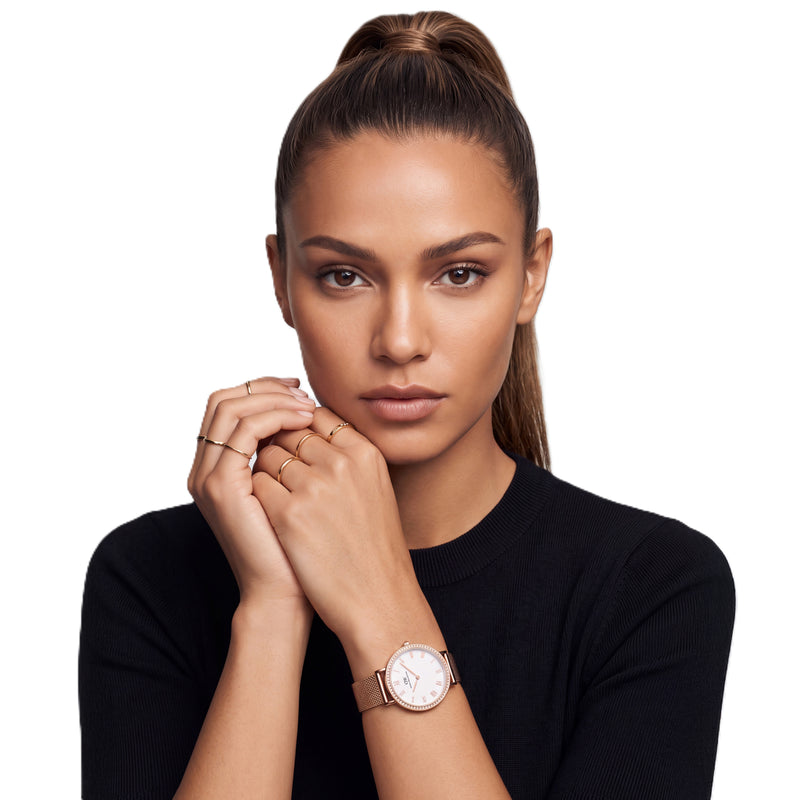 Daniel Wellington Round 32mm Silver Dial Analog Women Watch - DW0DL3201 Watch Daniel Wellington