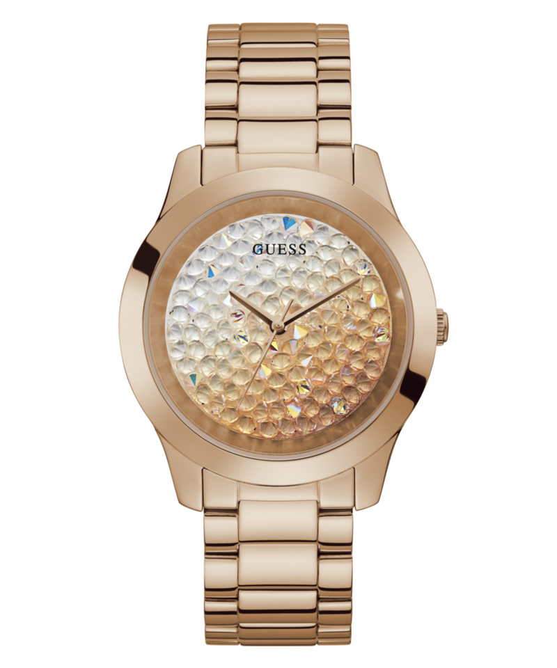 Guess Rose gold Round Dial Quartz Analog Women Watch Watch Guess