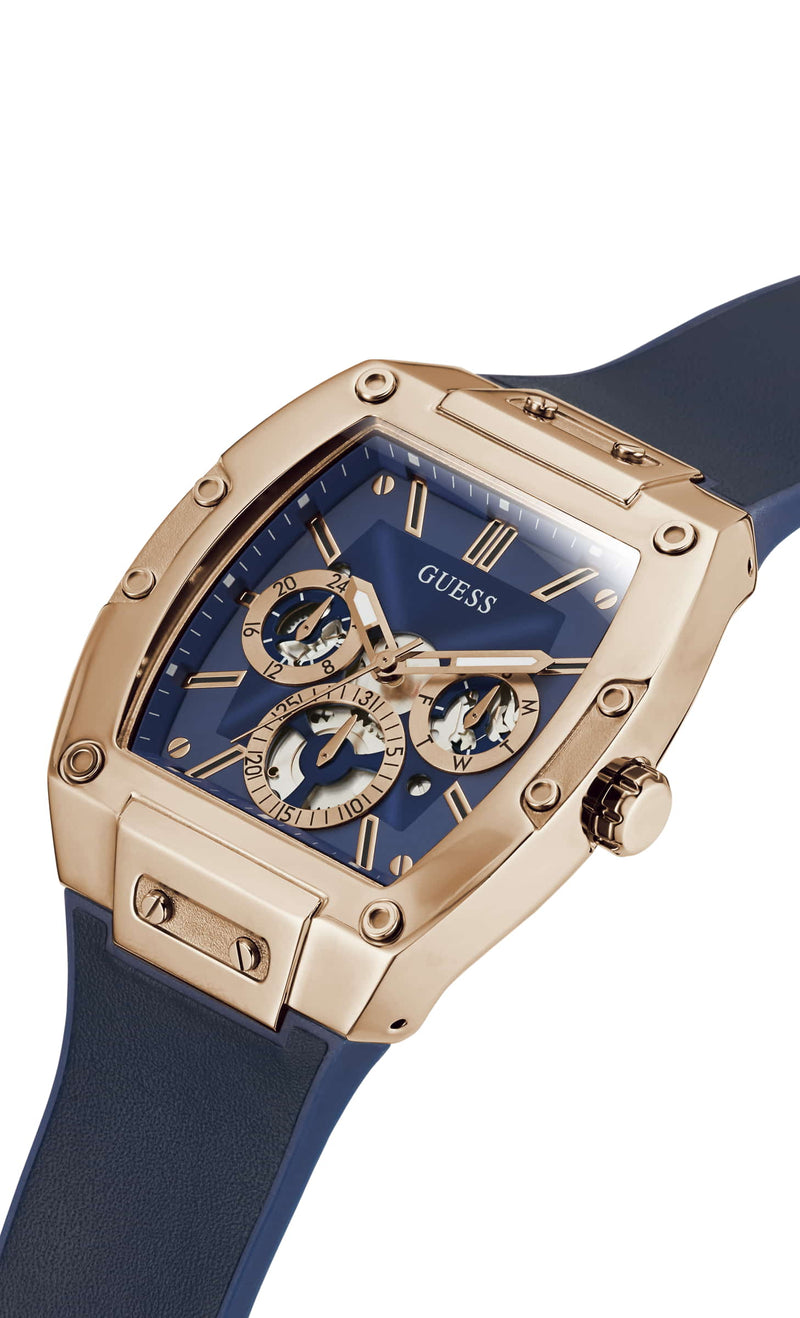Guess Phoenix Rose gold Tonneau Dial Multi-function Men Watch Watch Guess