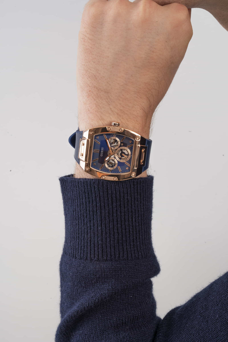 Guess Phoenix Rose gold Tonneau Dial Multi-function Men Watch Watch Guess