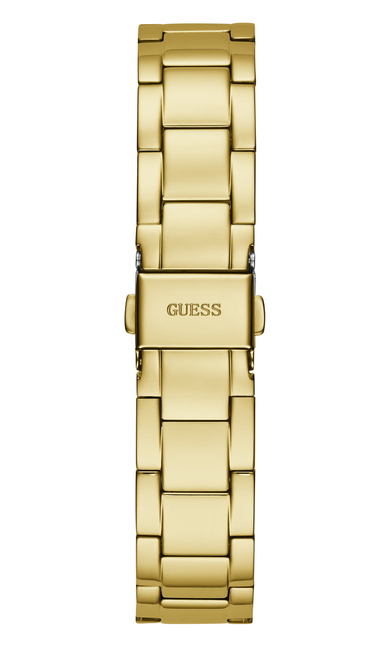 Guess Quattro Gold Round Dial Quartz Analog Women Watch Watch Guess