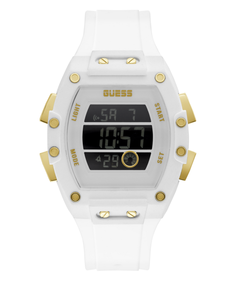 Guess Phoenix Black Tonneau Dial Quartz Digital Men Watch Watch Guess