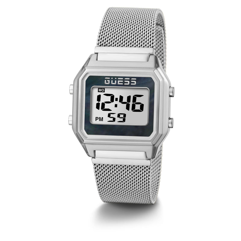 Guess Zoom Black Square Dial Quartz Digital Women Watch Watch Guess