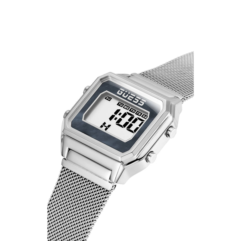 Guess Zoom Black Square Dial Quartz Digital Women Watch Watch Guess