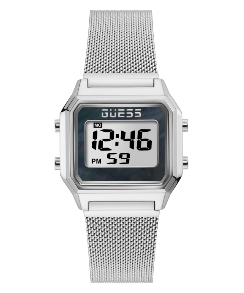 Guess Zoom Black Square Dial Quartz Digital Women Watch Watch Guess
