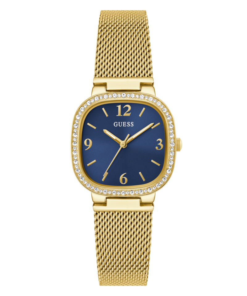 Guess Tapestry Blue Square Dial Quartz Analog Women Watch Watch Guess