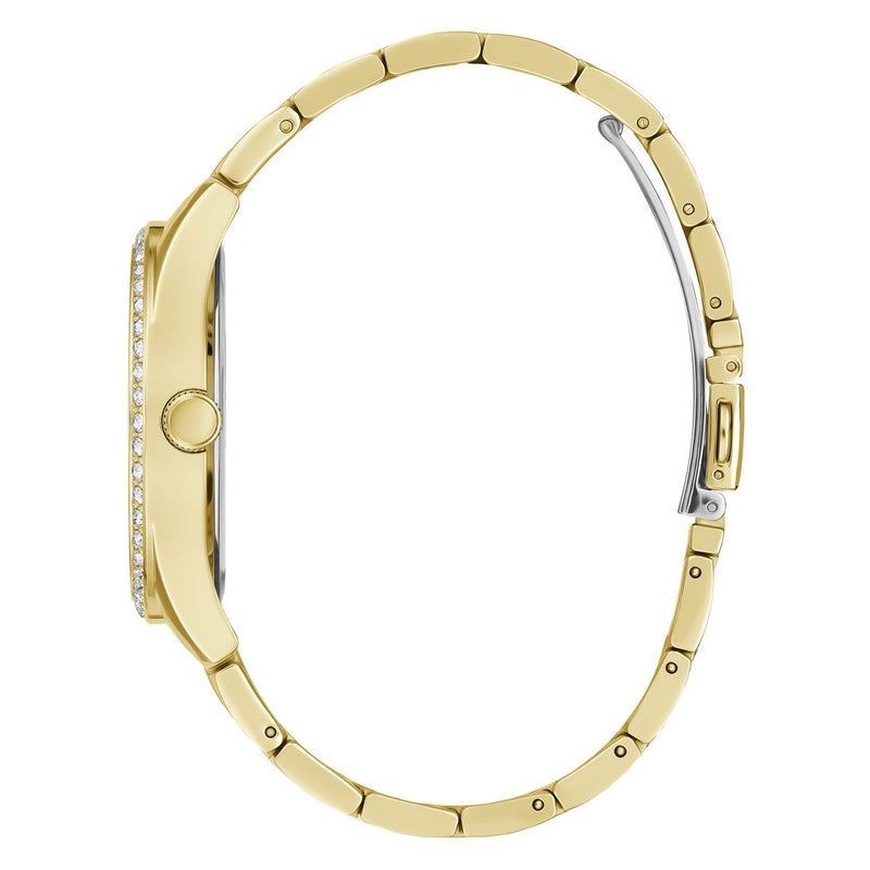 Guess Loved White Round Dial Quartz Analog Women Watch Watch Guess