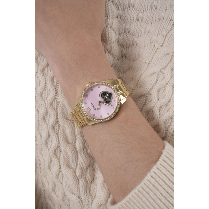 Guess Loved White Round Dial Quartz Analog Women Watch Watch Guess
