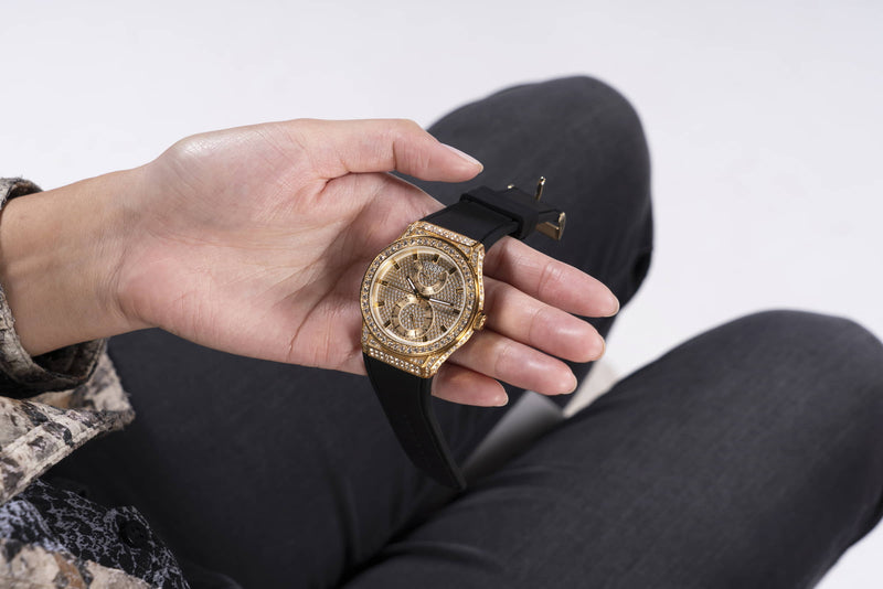 Guess Princess Gold Round Dial Multi-function Women Watch Watch Guess