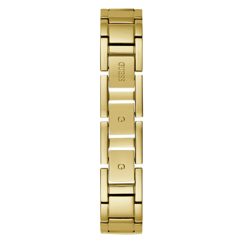 Guess Treasure Champagne Round Dial Analog Women Watch Watch Guess