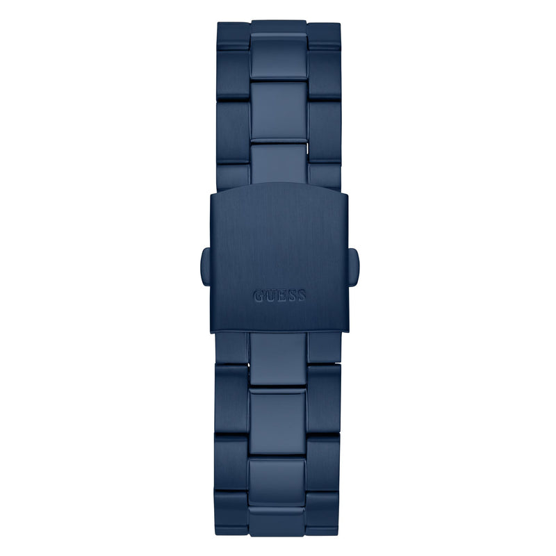 Guess Axle Blue Round Dial Quartz Analog Men Watch Watch Guess