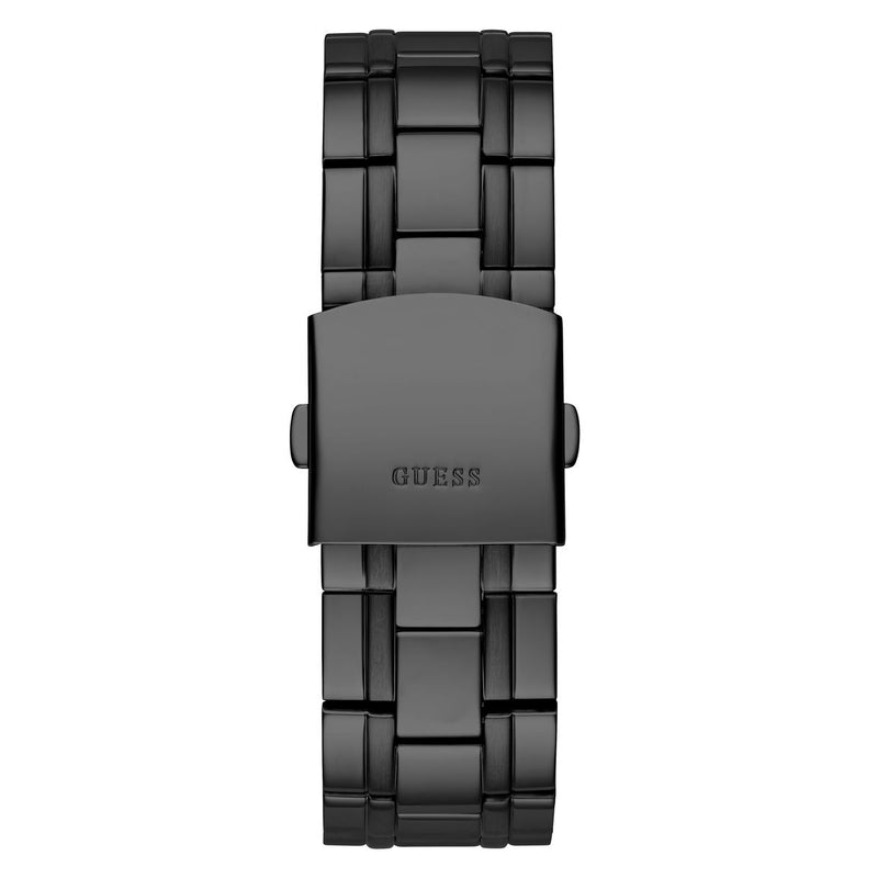 Guess Spec Black Round Dial Multi-function Men Watch Watch Guess