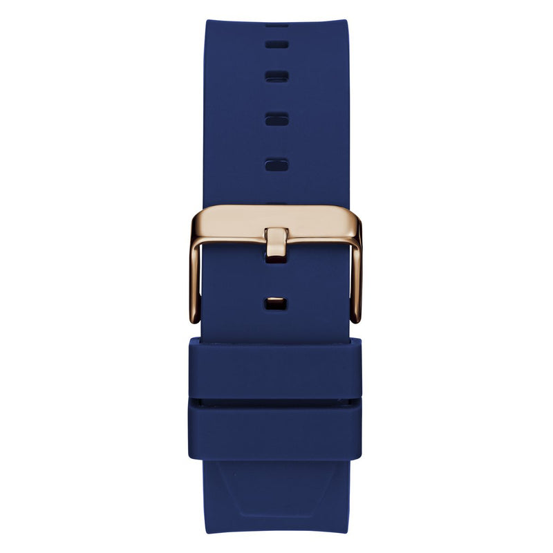 Guess Blue Round Dial Quartz Analog Men Watch Watch Guess