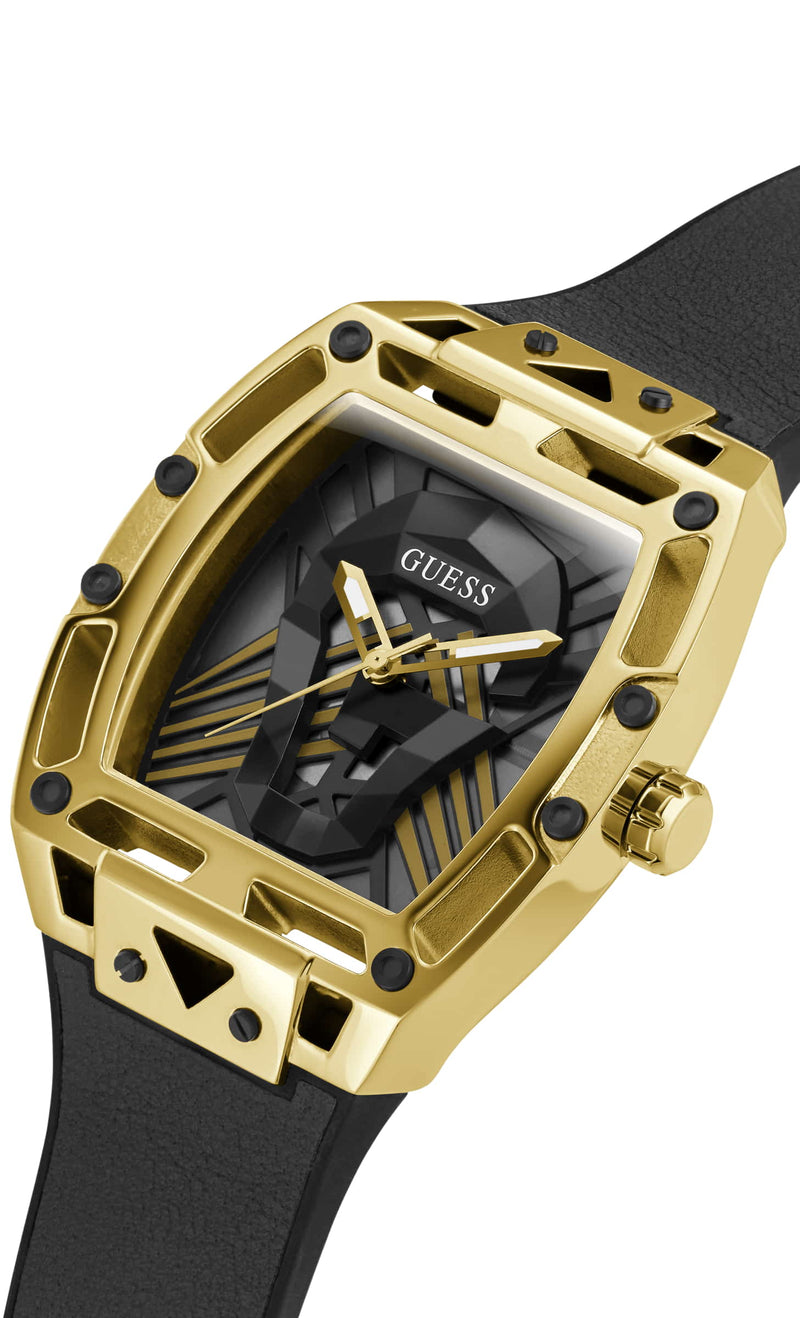 Guess Legend Champagne Round Dial Analog Men Watch Watch Guess
