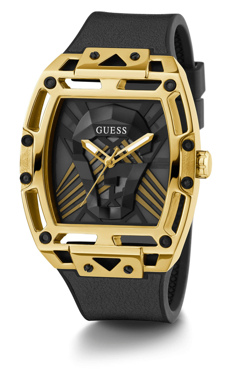 Guess Legend Champagne Round Dial Analog Men Watch Watch Guess